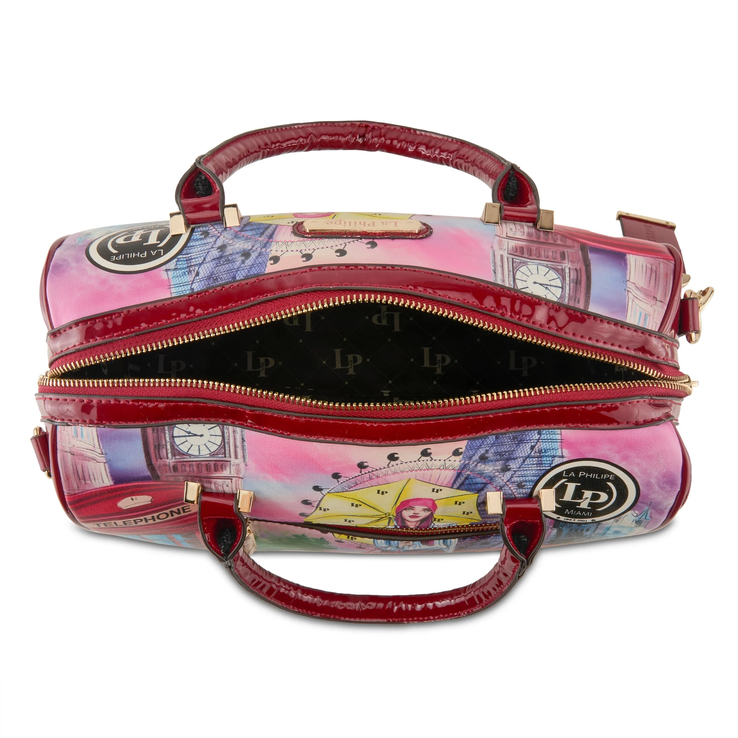 La Philipe Lp1020 11 Umbrella In London Handbag Classic Pu Leather
