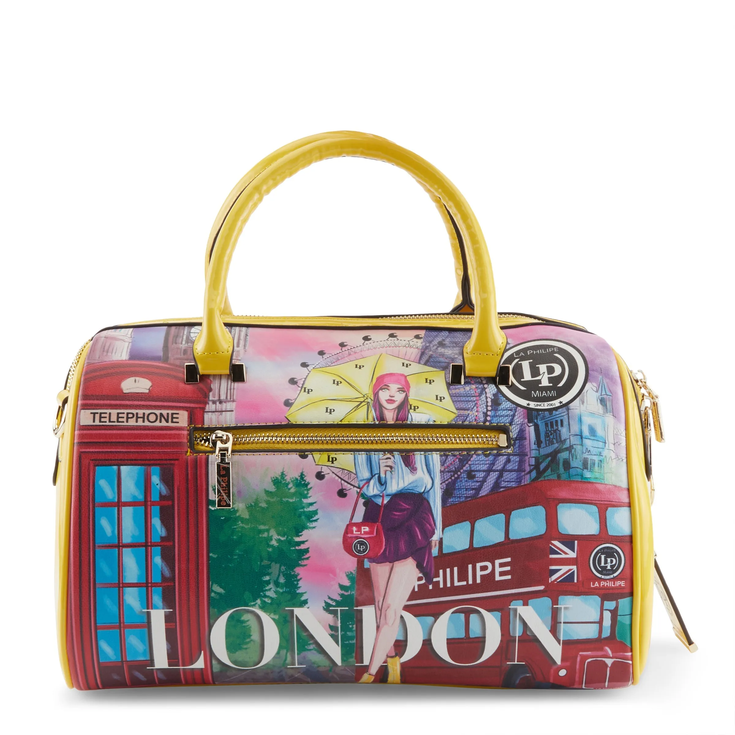 La Philipe Lp1020 11 Umbrella In London Handbag Classic Pu Leather
