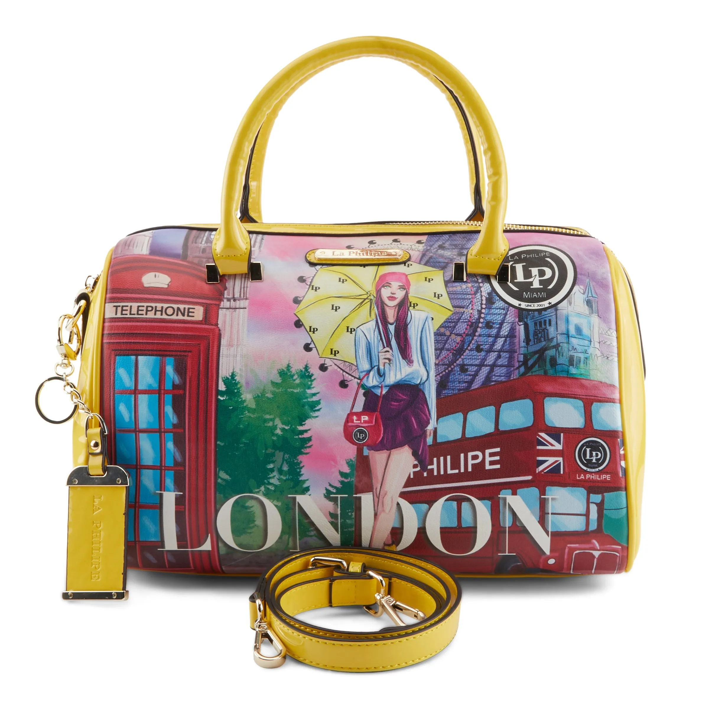La Philipe Lp1020 11 Umbrella In London Handbag Classic Pu Leather
