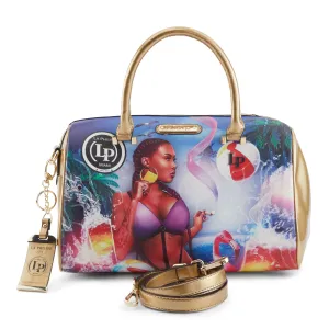 La Philipe Lp1020 13 Miami Beach Handbag Classic Pu Leather