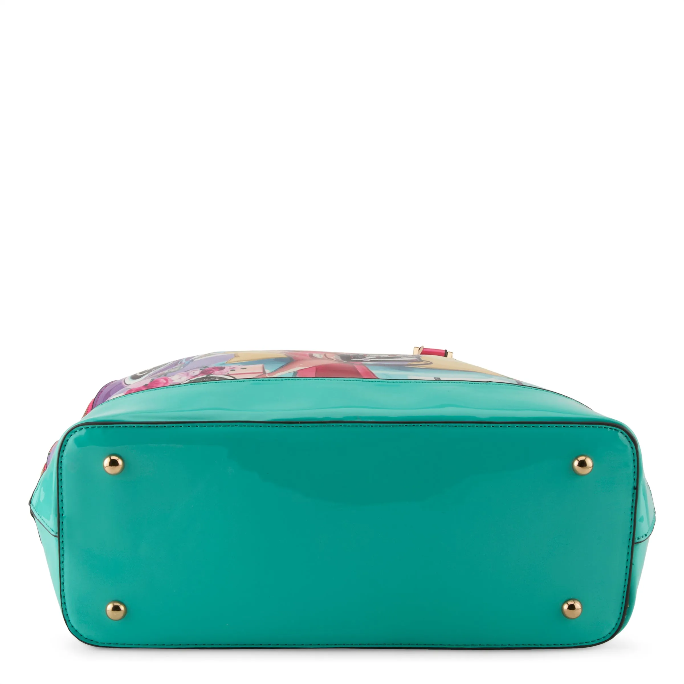 La Philipe Lp1027 15 Bold Beauty Handbag Oval Pu Leather