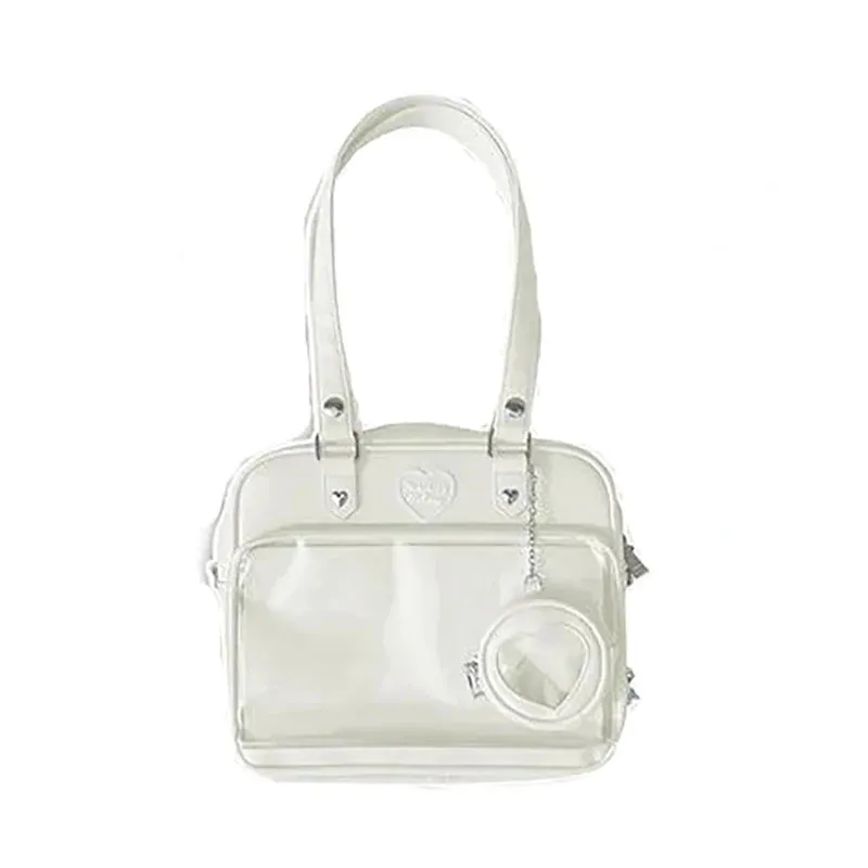 Lady Glams 2024 Trendy Kawaii Candy Color Crossbody Shoulder Bag with Coin Purse