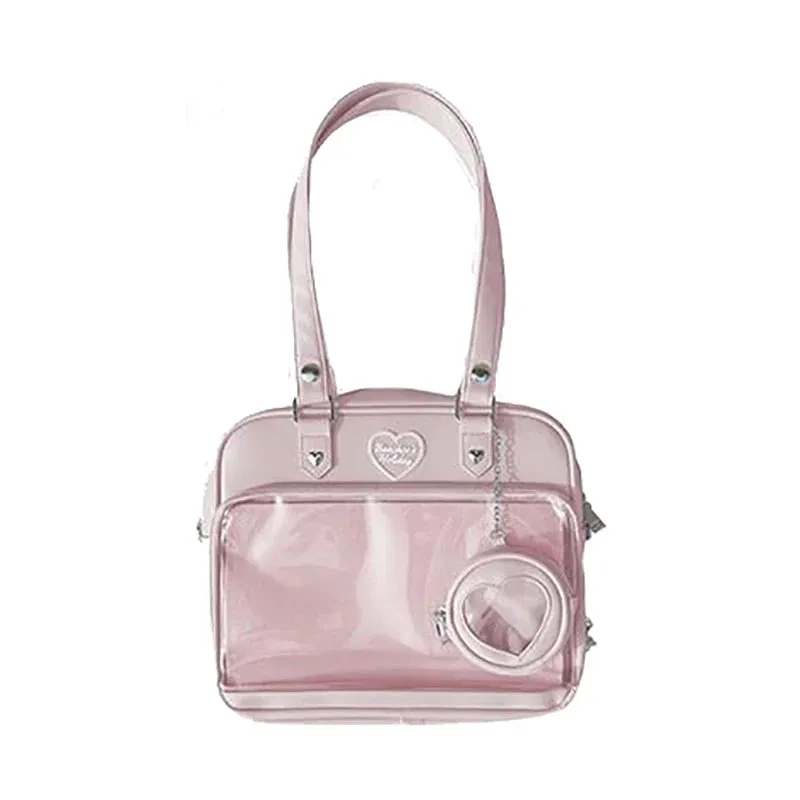 Lady Glams 2024 Trendy Kawaii Candy Color Crossbody Shoulder Bag with Coin Purse