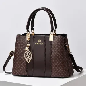 Lady Glams Stylish Leather Small Shoulder Crossbody Bag - Elevate Your Daily Commute with Timeless Style