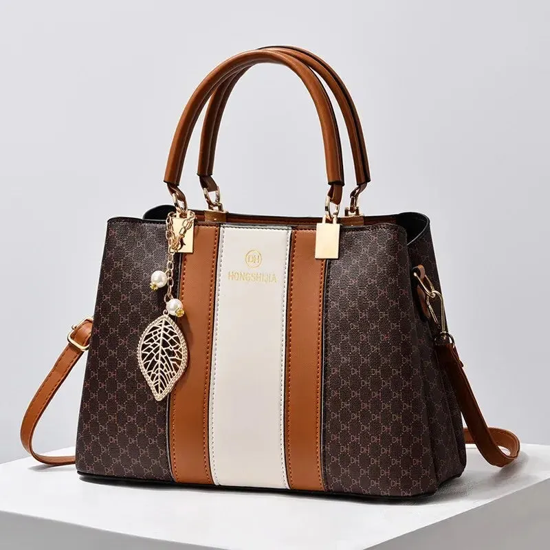Lady Glams Stylish Leather Small Shoulder Crossbody Bag - Elevate Your Daily Commute with Timeless Style