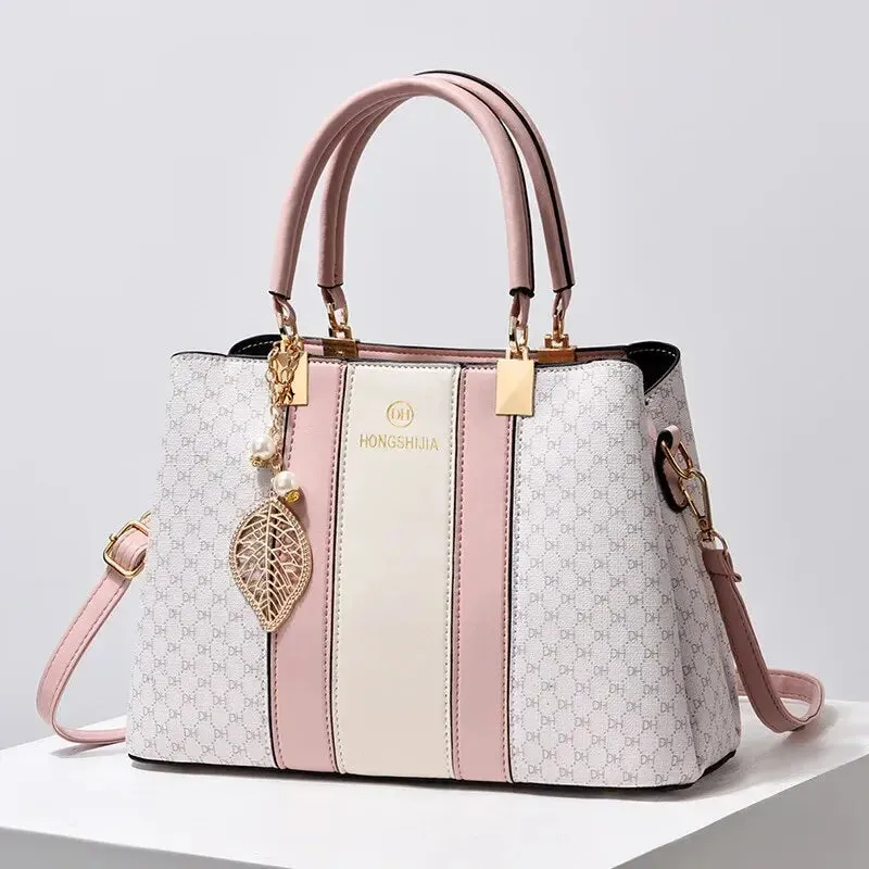Lady Glams Stylish Leather Small Shoulder Crossbody Bag - Elevate Your Daily Commute with Timeless Style