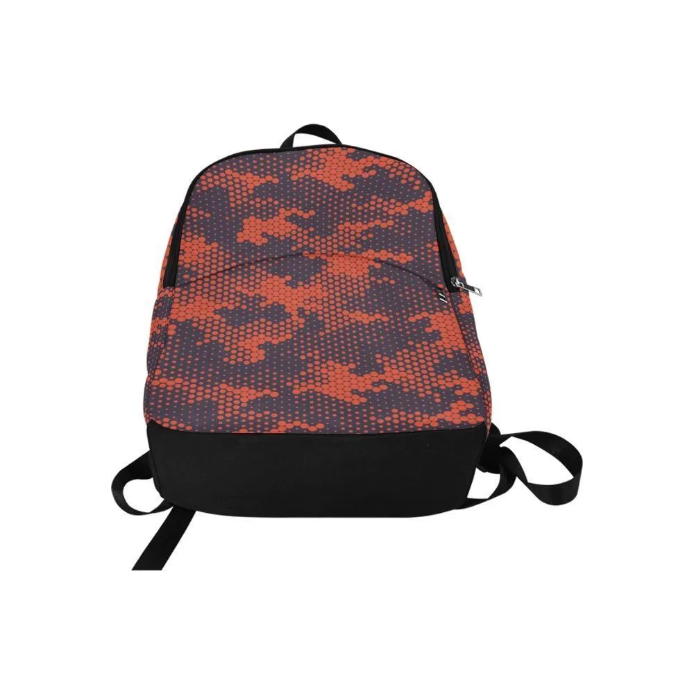 Laptop Backpack (Nylon) - Red Camouflage