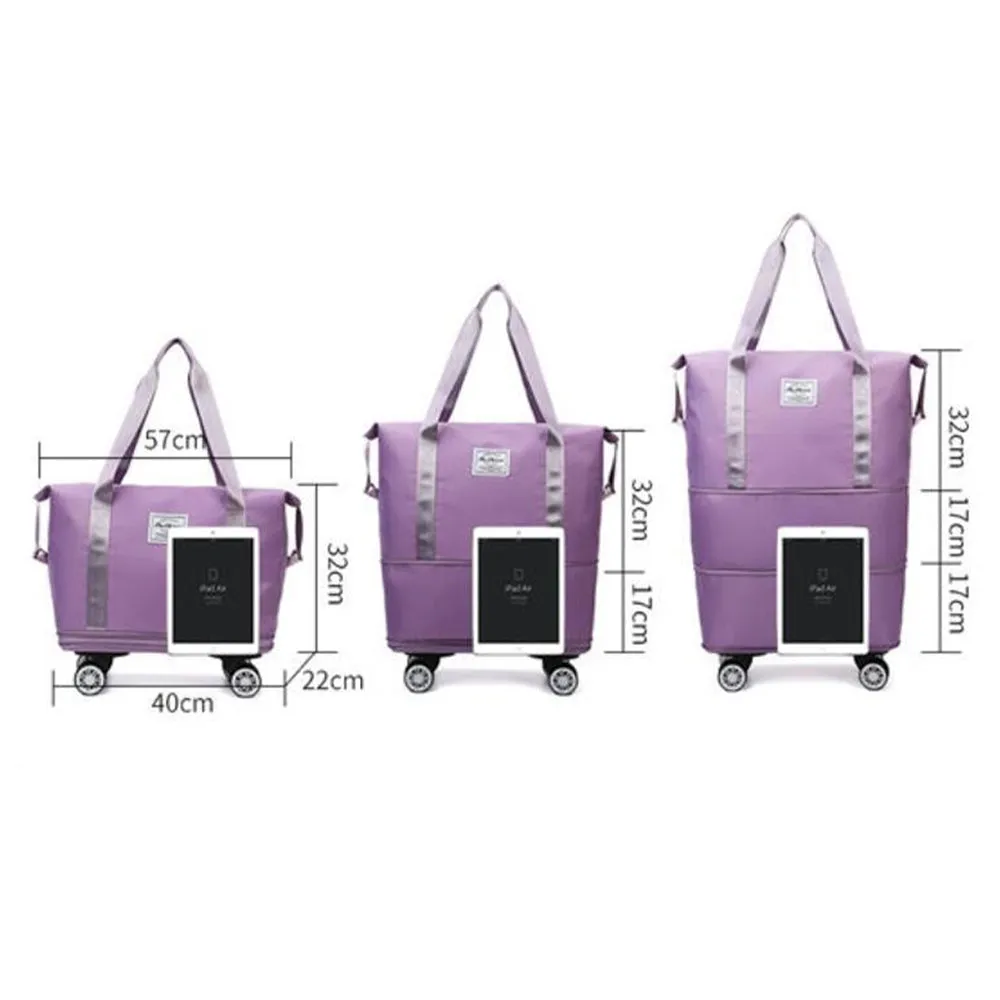 Large Capacity Expandable Luggage Bag | Travel Bags With Universal Wheels
