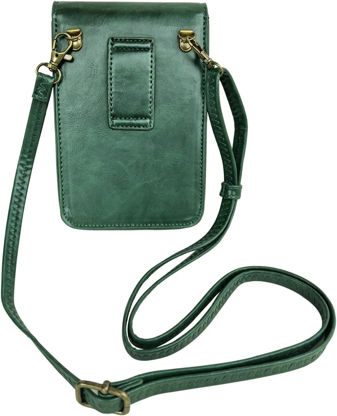 Larswon Belt Pouch, Renaissance Bag Medieval Leather Belt Pouch Ren Faire Accessories Small Crossbody Belt Bag Cell Phone Pouch Renaissance Belt (Green - Gem), Medium, labk1275