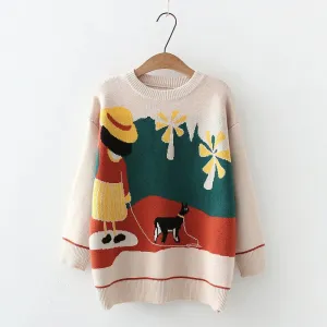 Lazy Knitted Sweater