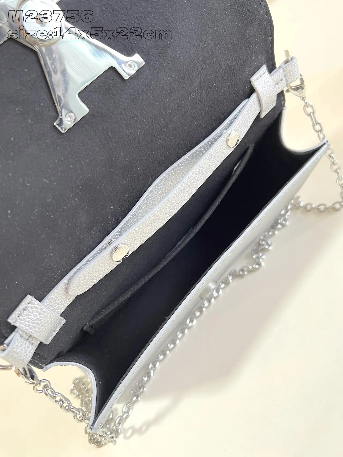 LB1187 Pochette Louise / 8.7 x 5.5 x 2 inches / HIGHEST QUALITY VERSION
