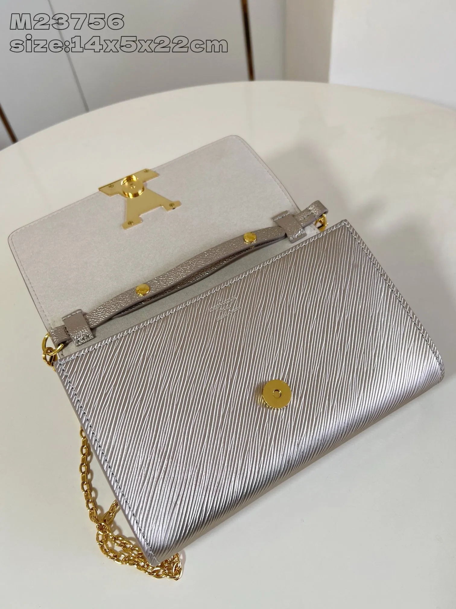 LB1197 Pochette Louise / 8.7 x 5.5 x 2 inches / HIGHEST QUALITY VERSION