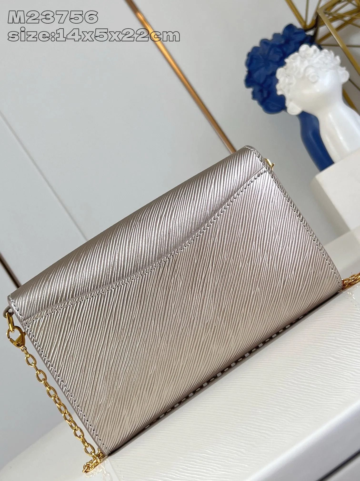LB1197 Pochette Louise / 8.7 x 5.5 x 2 inches / HIGHEST QUALITY VERSION