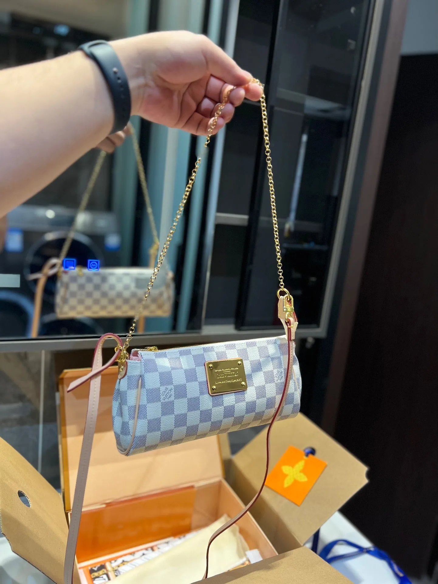LB766 Small Chain Bag / 9.8x4.3inch