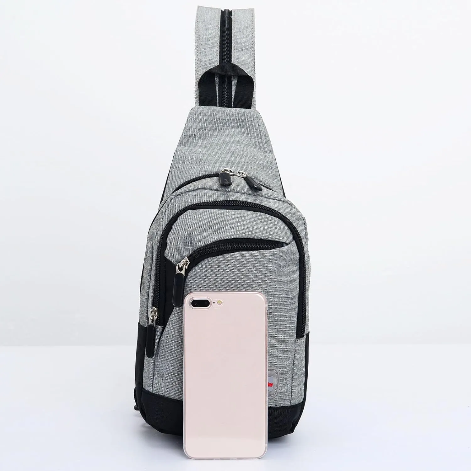 Leather Crossbody Bag for Women Women's Crossbody Travel Purses Built In Wallet Lightweight Backpack(F)