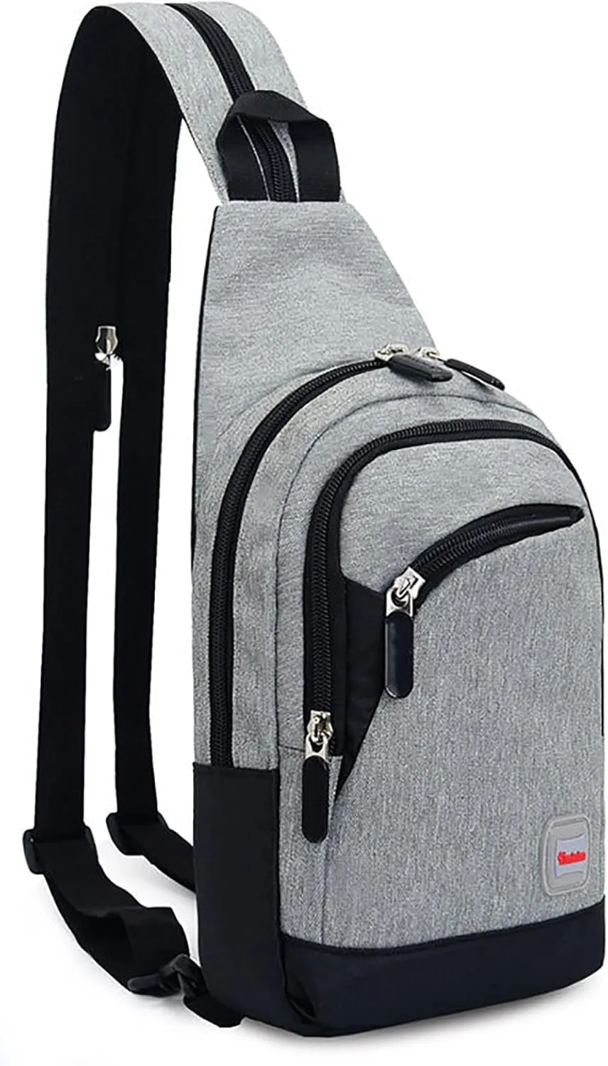 Leather Crossbody Bag for Women Women's Crossbody Travel Purses Built In Wallet Lightweight Backpack(F)