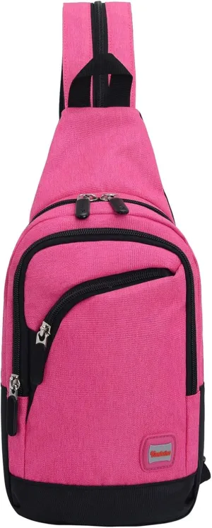 Leather Crossbody Bag for Women Women's Crossbody Travel Purses Built In Wallet Lightweight Backpack(G)