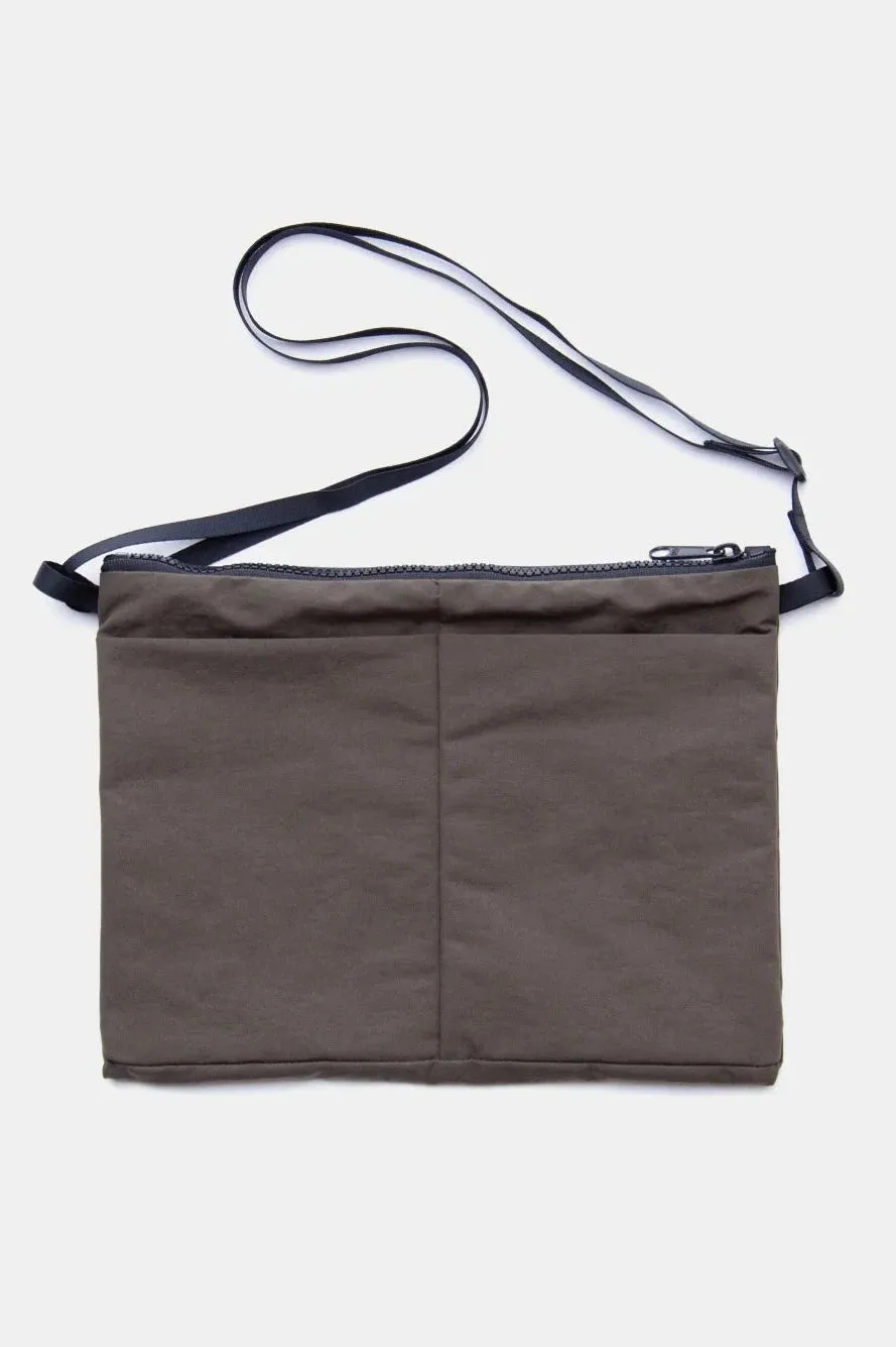 Light Nylon Sacoche Bag Mocha