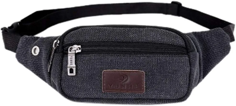 Lightweight Sling Bag for Men Chest Bags Daypack Crossbody for Travel Sport Running Hiking Water Proof Bag(Black)