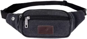 Lightweight Sling Bag for Men Chest Bags Daypack Crossbody for Travel Sport Running Hiking Water Proof Bag(Black)