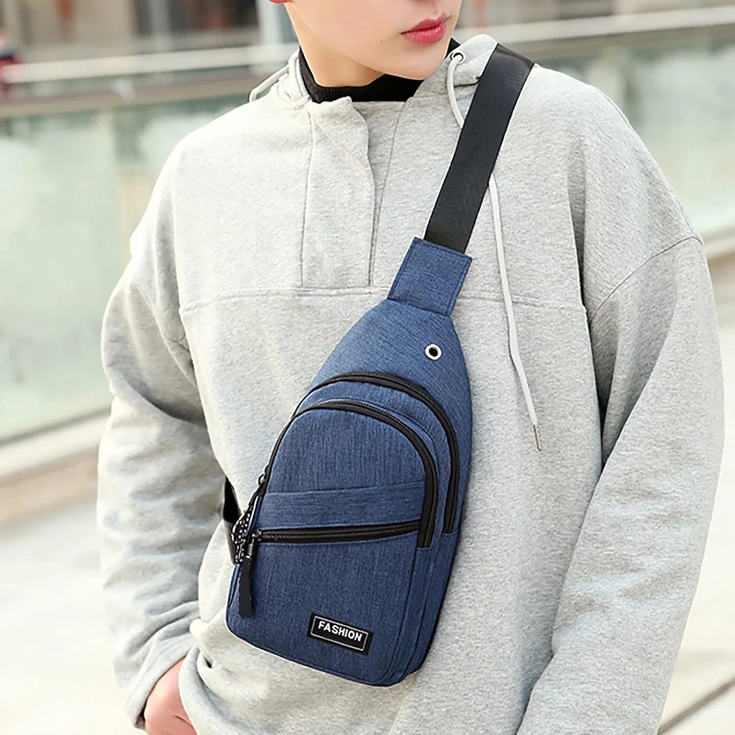 Lightweight Small Crossbody Bag for Women Men Multi Pocket Crossbody Purses Shoulder Handbags Passport Holder