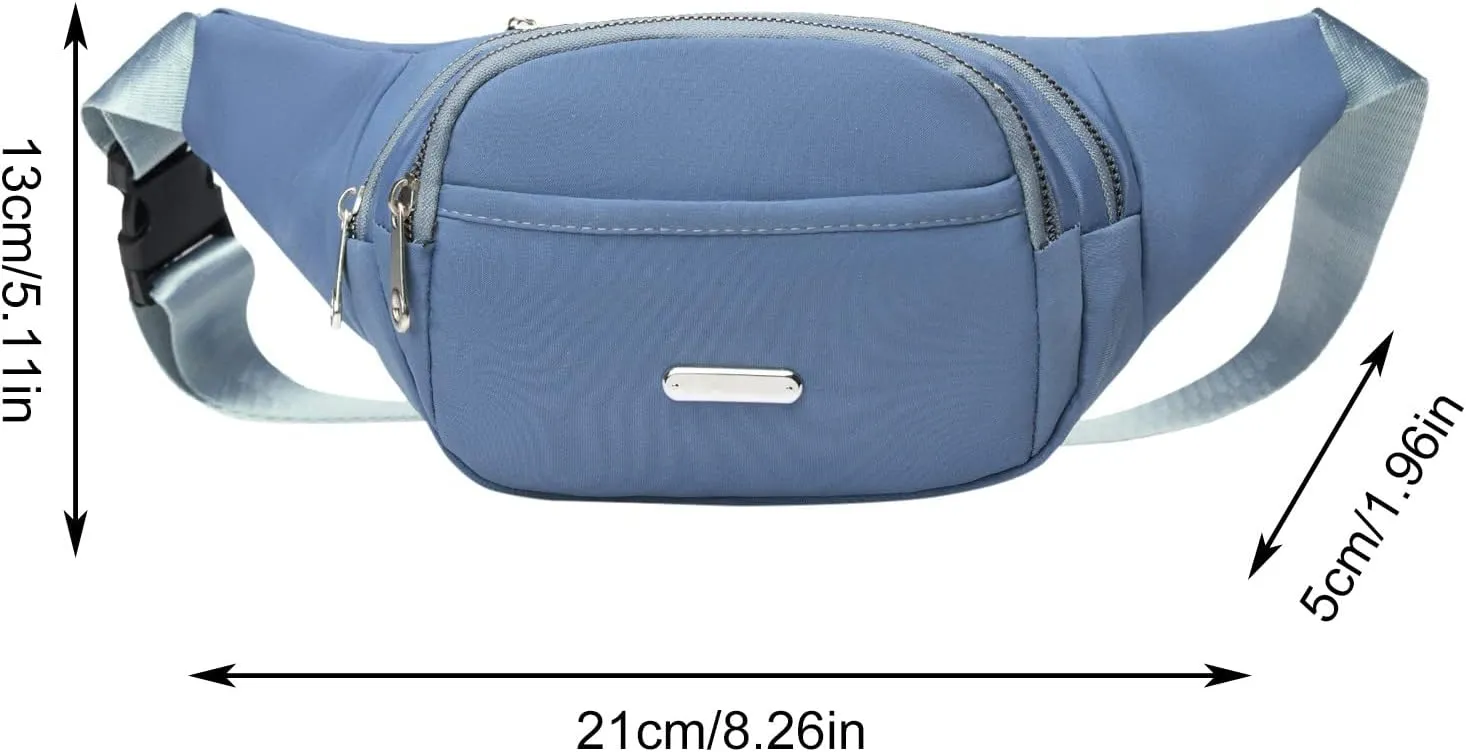 Lightweight Small Crossbody Bag for Women Men Shoulder Bags Anti-Theft Design for Travel Running Fanny Pack(A)