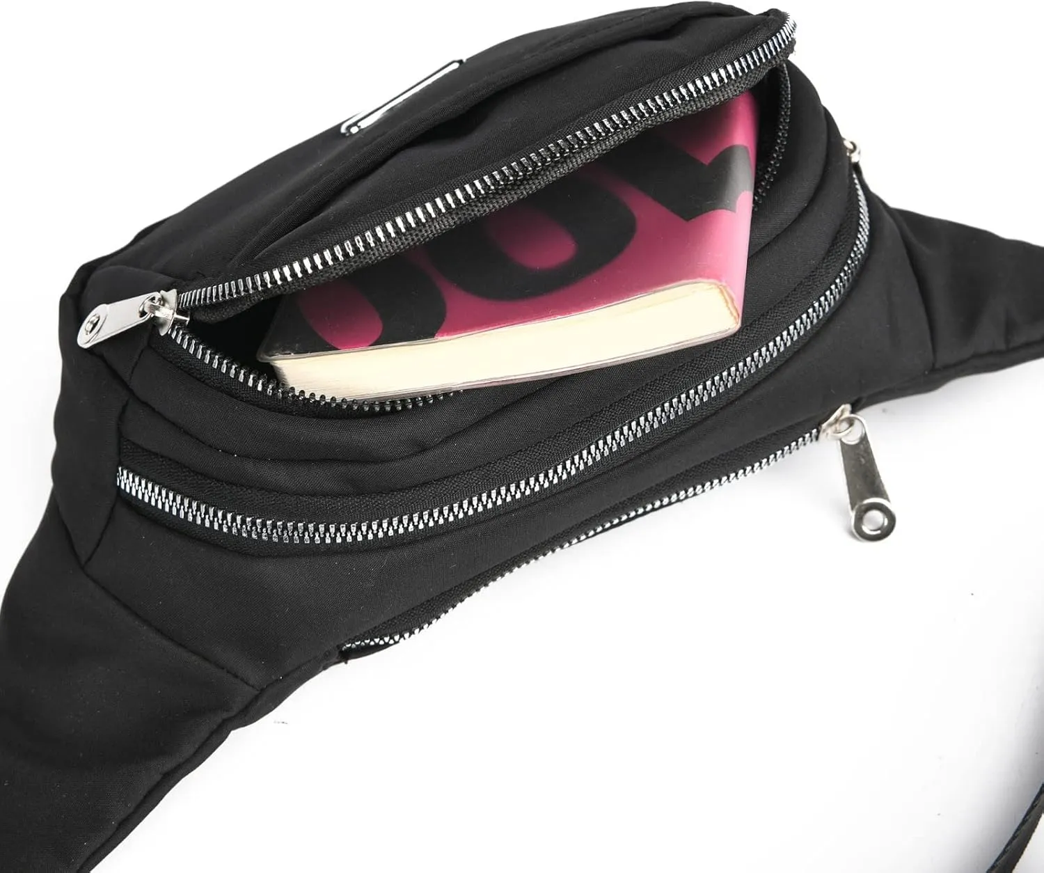 Lightweight Small Crossbody Bag for Women Men Shoulder Bags Anti-Theft Design for Travel Running Fanny Pack(Black)