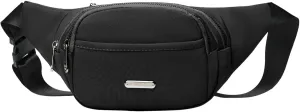 Lightweight Small Crossbody Bag for Women Men Shoulder Bags Anti-Theft Design for Travel Running Fanny Pack(Black)