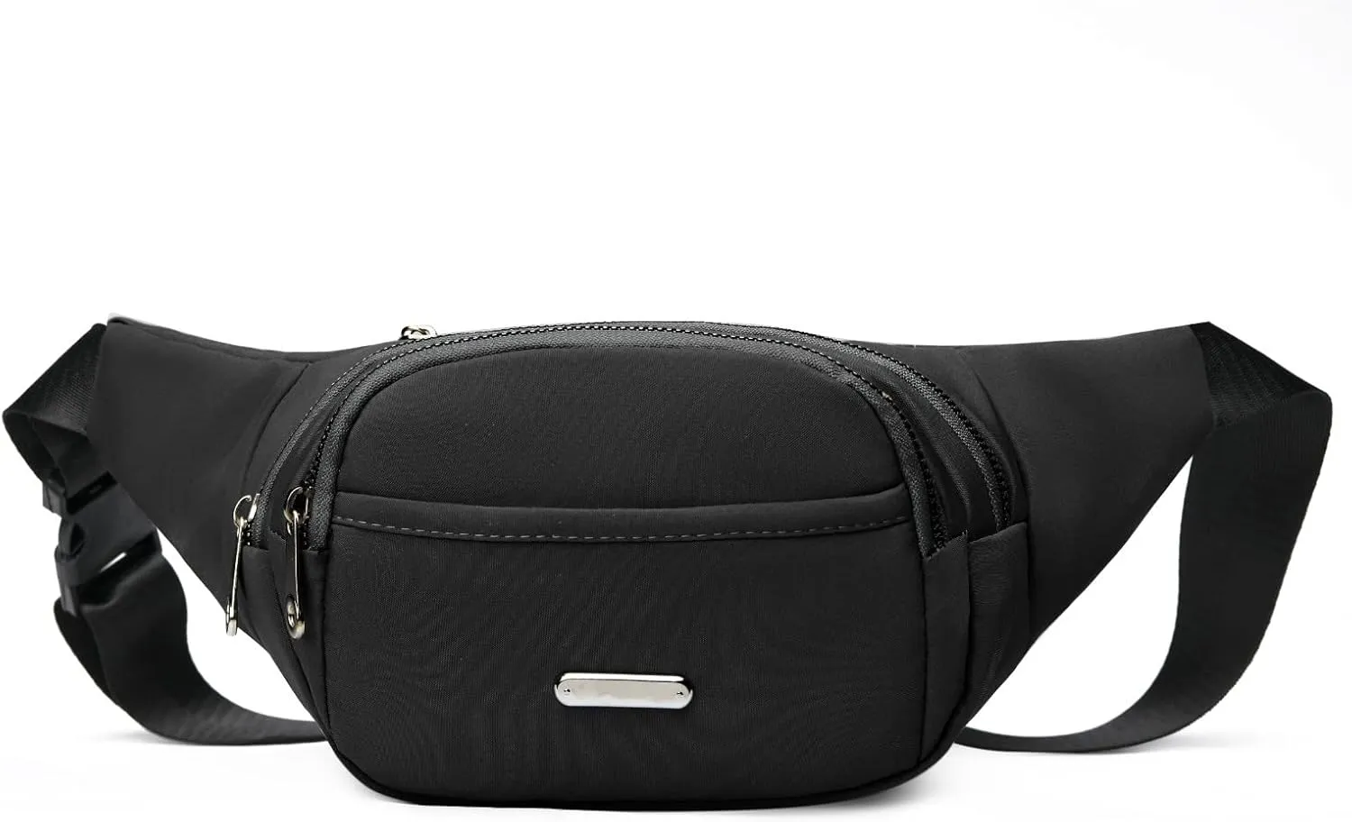 Lightweight Small Crossbody Bag for Women Men Shoulder Bags Anti-Theft Design for Travel Running Fanny Pack(Black)