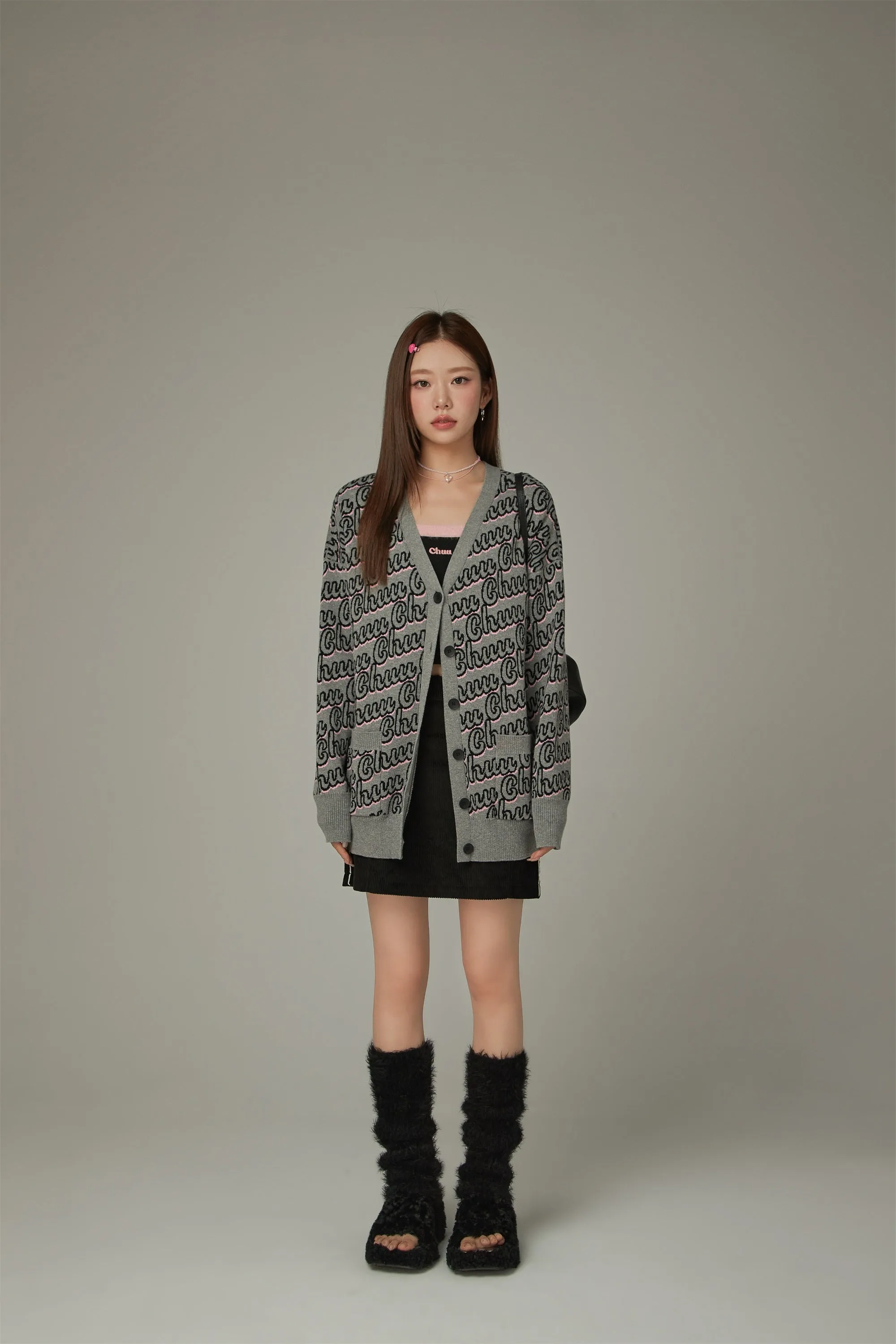 Lined Corduroy Mini Skirt
