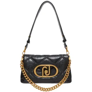 Liu Jo - LaPuffy Matelassé Olive Night Shoulder Bag - AF4148E0426 - OLIVE/NIGHT
