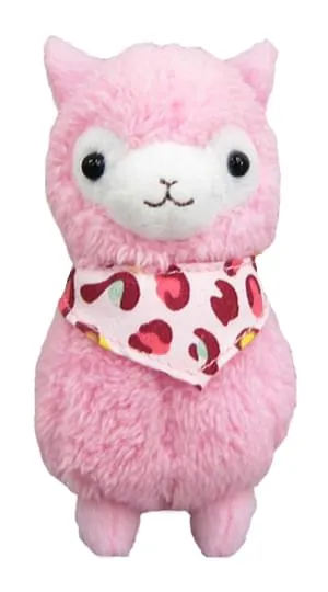 Llama Bandana Alpaca 7" Prime Plush Pink