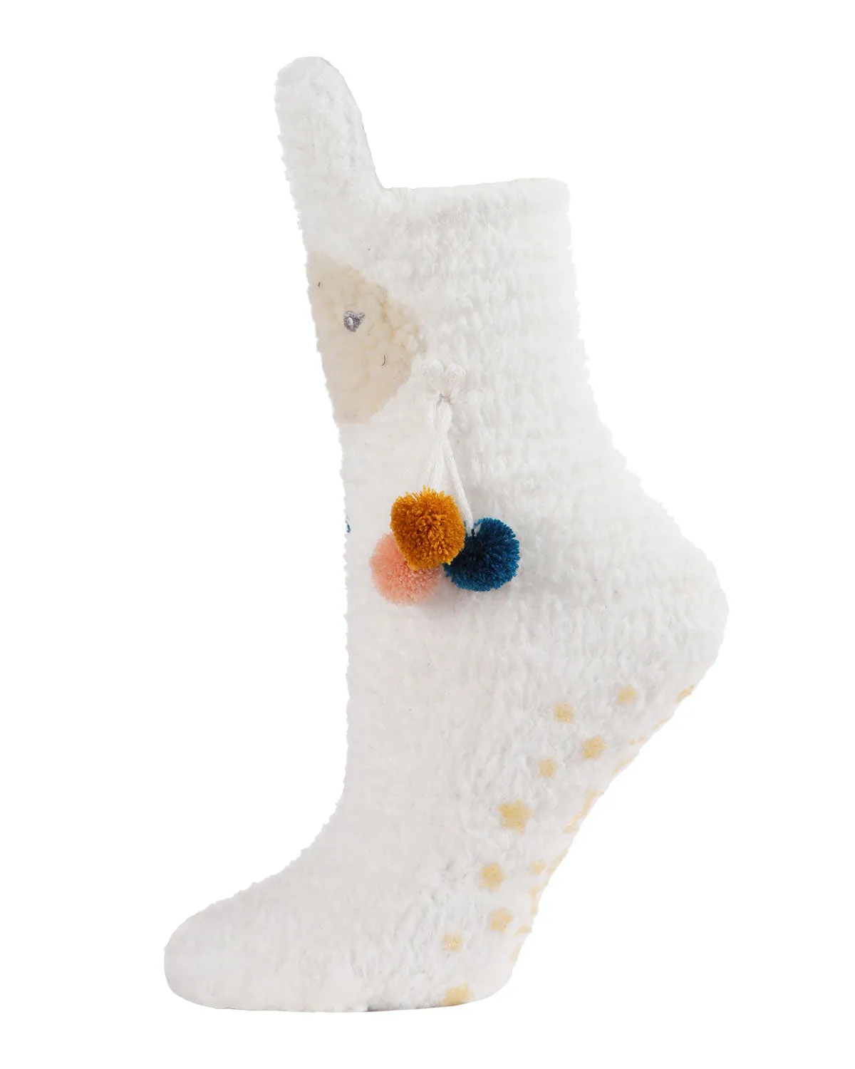 Llama Critter Plush Crew Socks