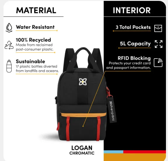Logan Mini Backpack “Chromatic”