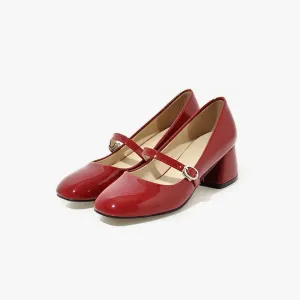 Lolita Buckle Mary Jane Pumps