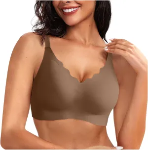 Longline Sports Bras for Women High Impact Sporty Wireless Sports Bra Gym Comfortable Sexy Supportive Push Up Summer