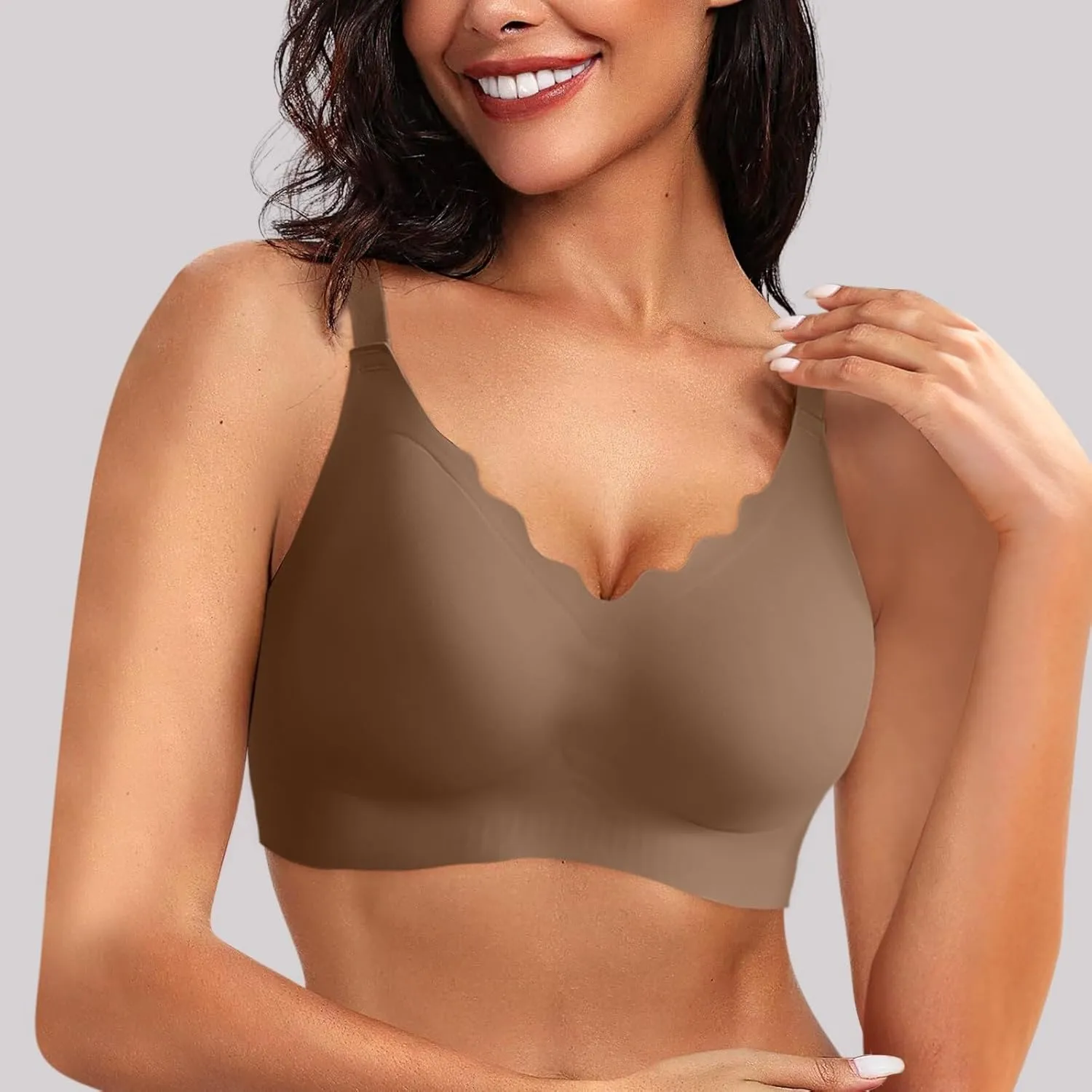 Longline Sports Bras for Women High Impact Sporty Wireless Sports Bra Gym Comfortable Sexy Supportive Push Up Summer