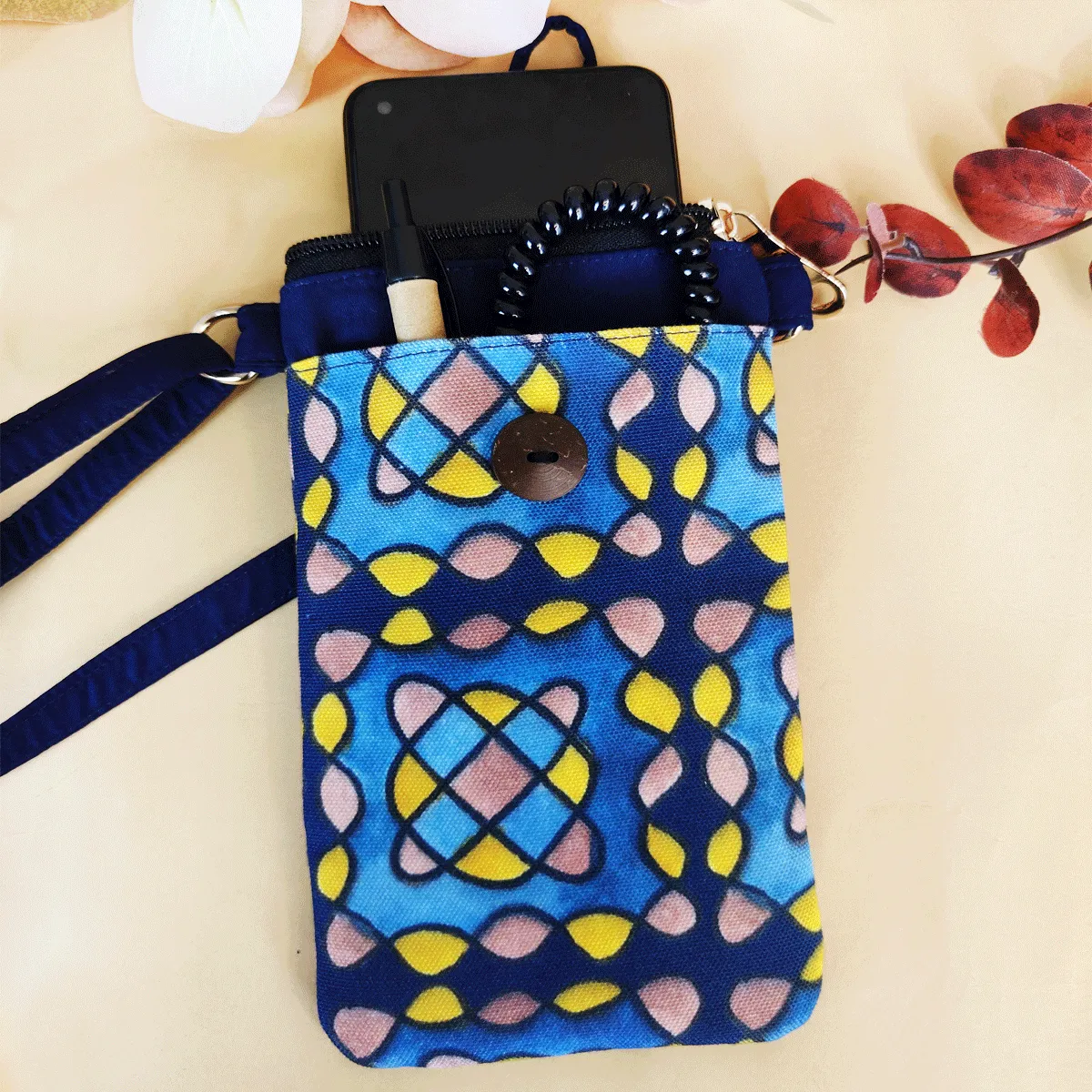 Loop Mobile Sling Bag-Blue Kollam
