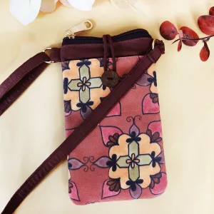 Loop Mobile Sling Bag-Yellow Flower