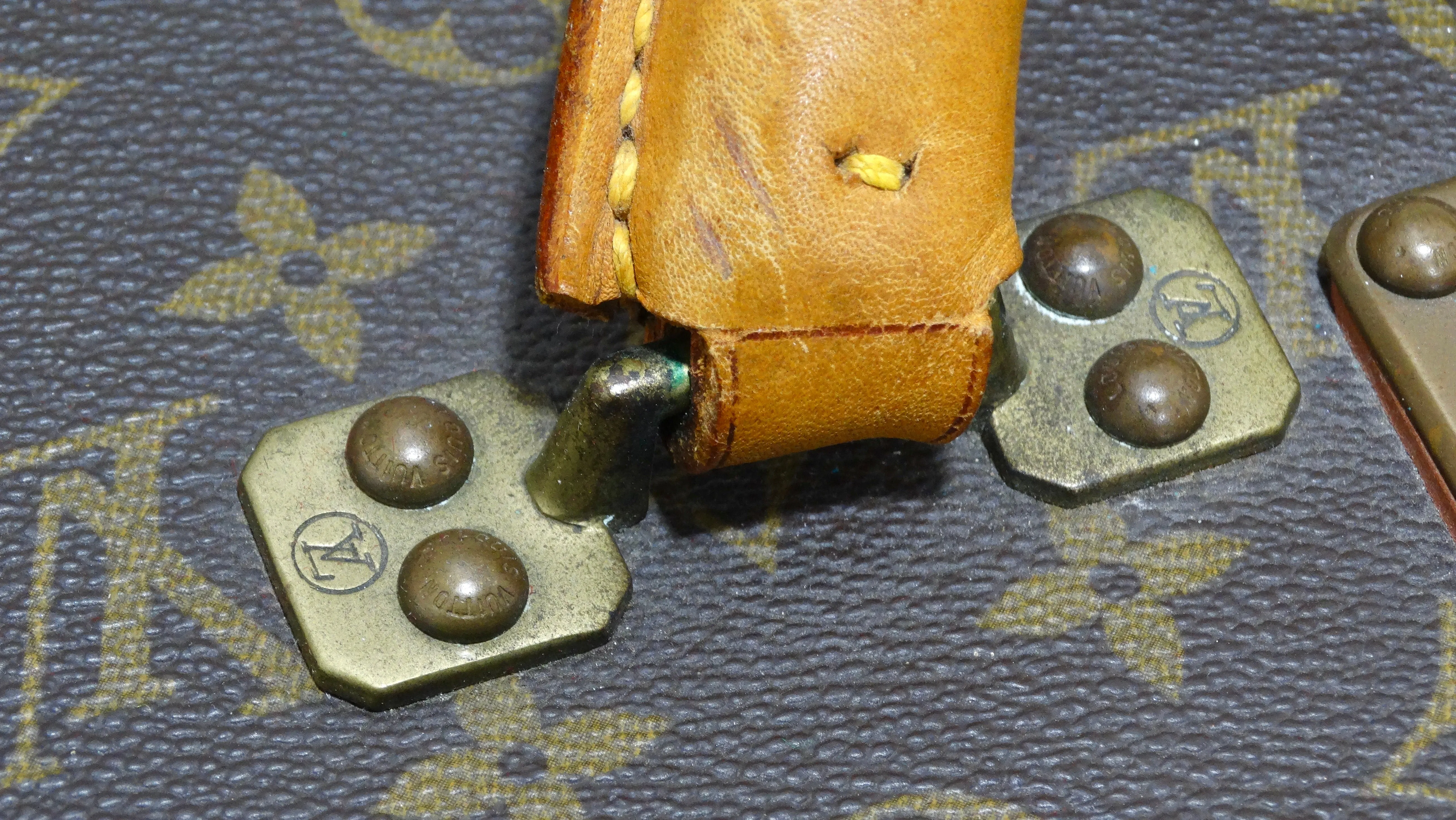 Louis Vuitton 1970's Suitcase in Monogram Canvas