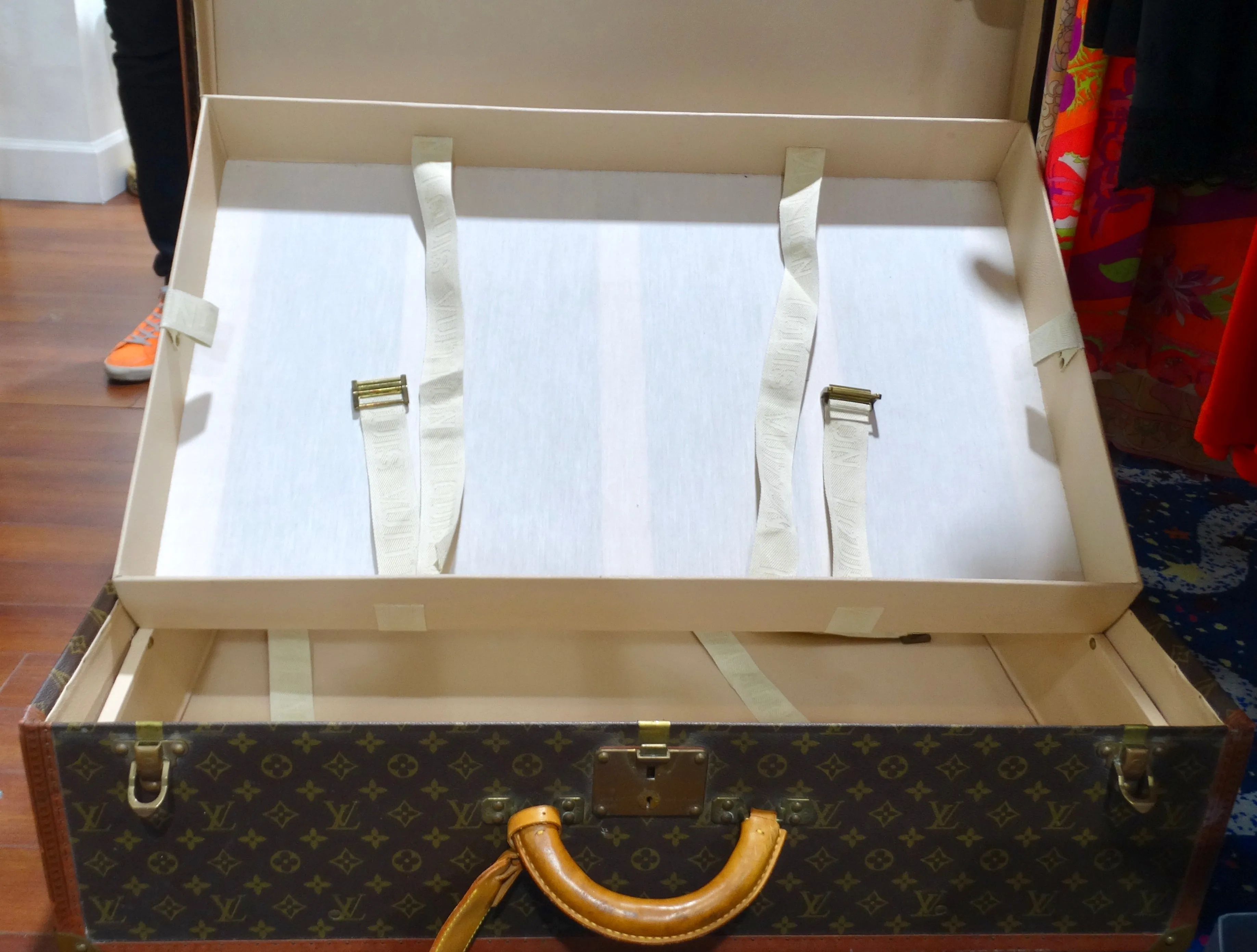 Louis Vuitton 1970's Suitcase in Monogram Canvas