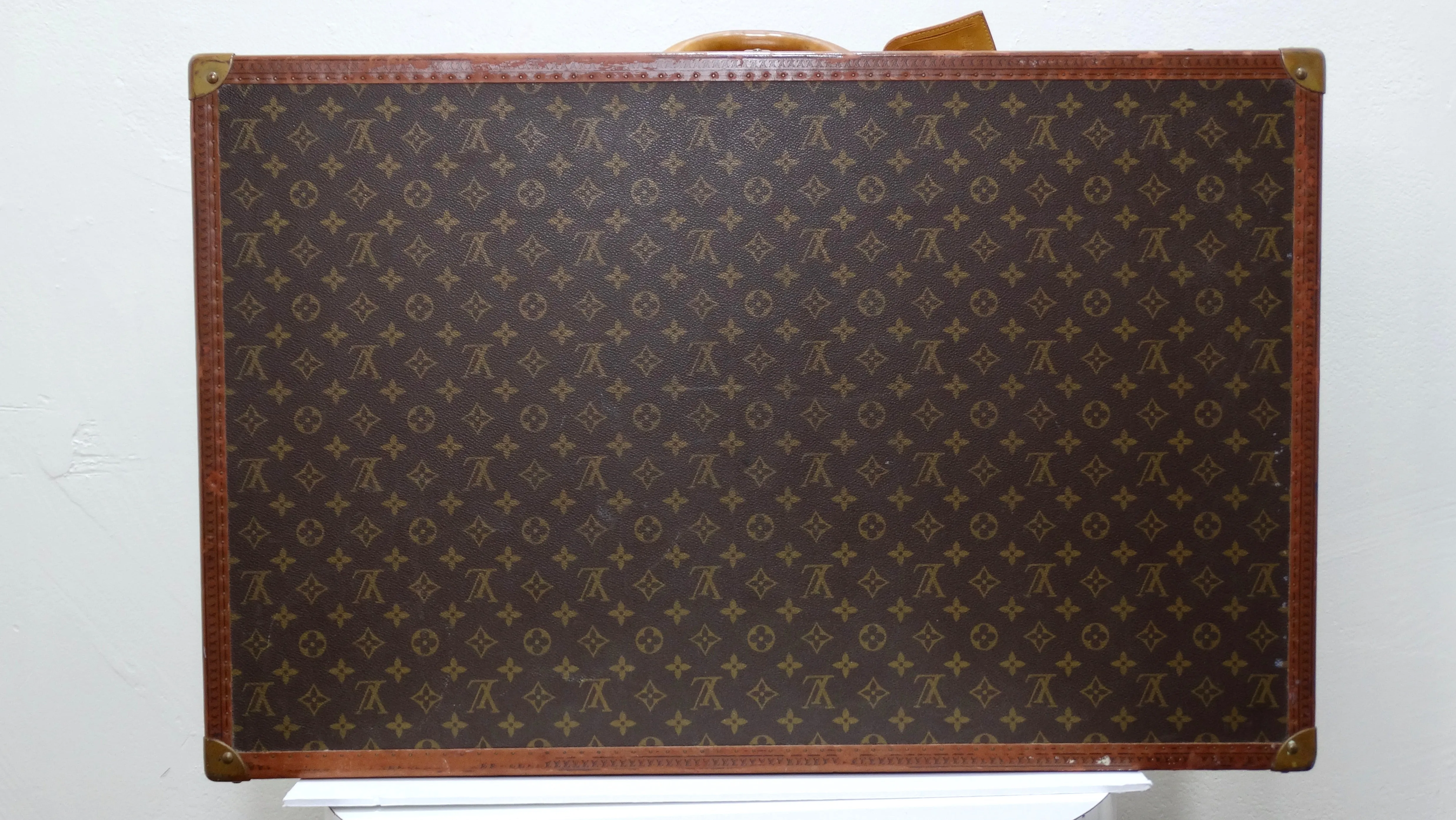Louis Vuitton 1970's Suitcase in Monogram Canvas