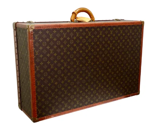 Louis Vuitton 1970's Suitcase in Monogram Canvas