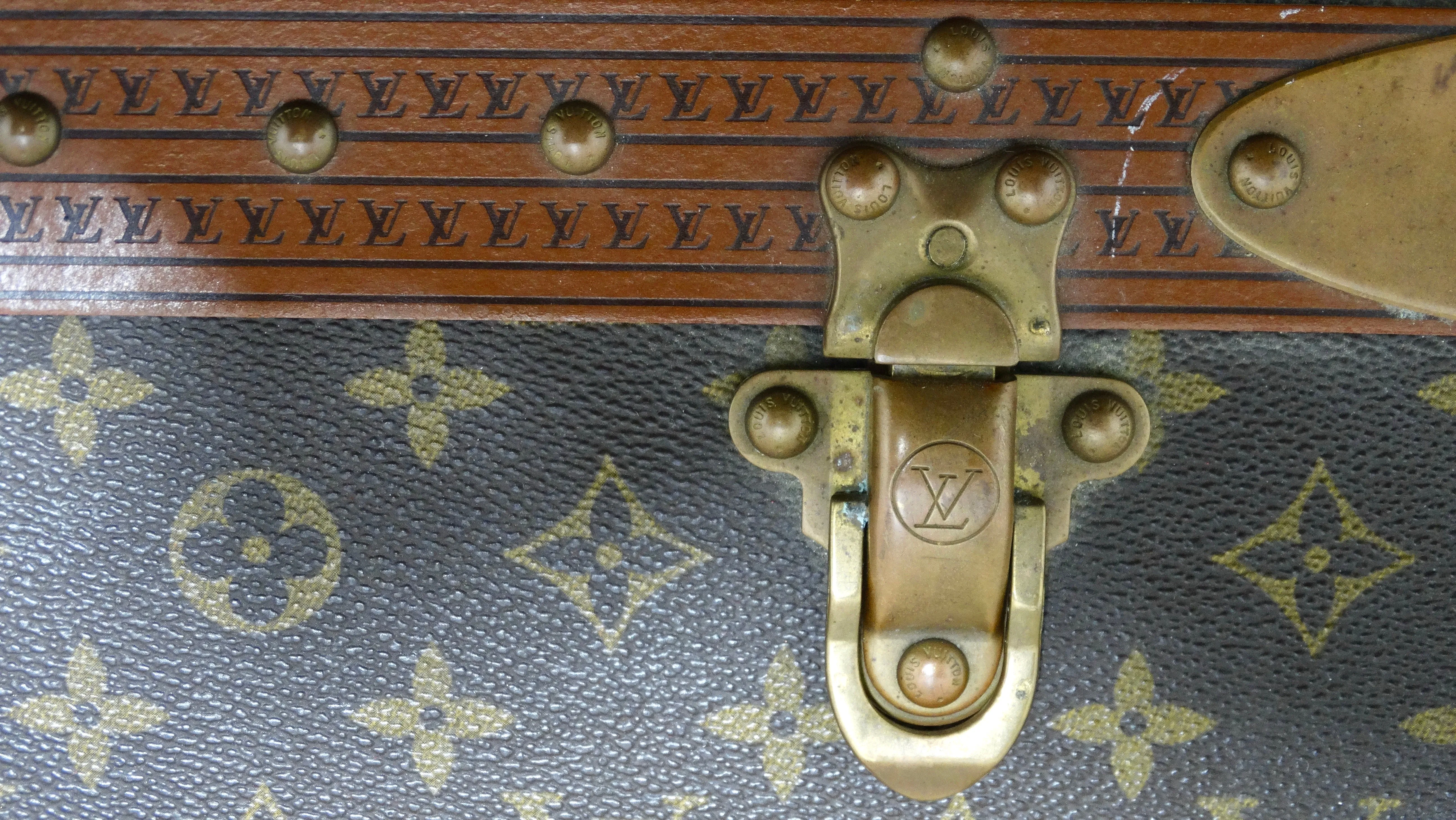 Louis Vuitton 1970's Suitcase in Monogram Canvas