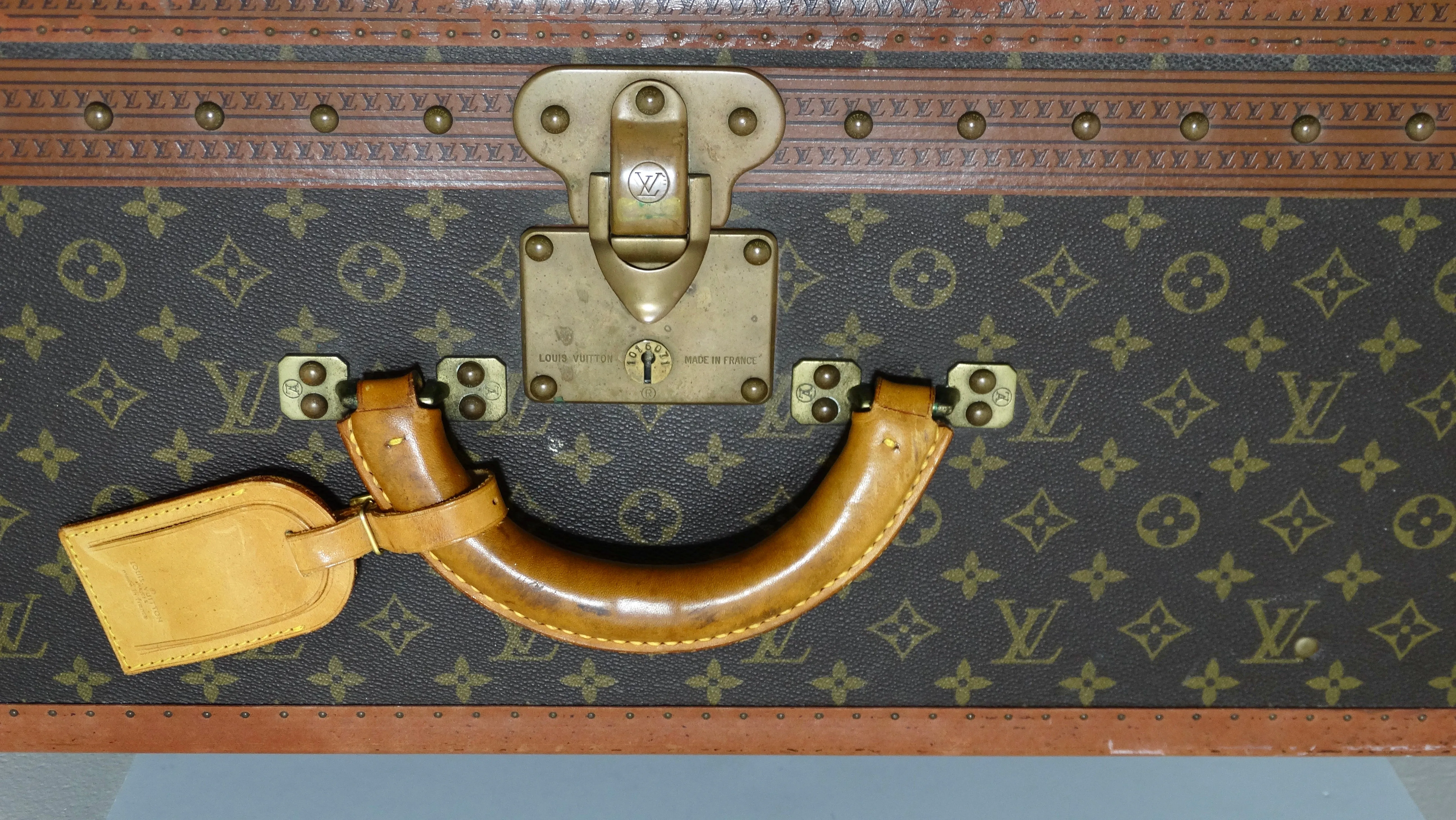Louis Vuitton 1970's Suitcase in Monogram Canvas