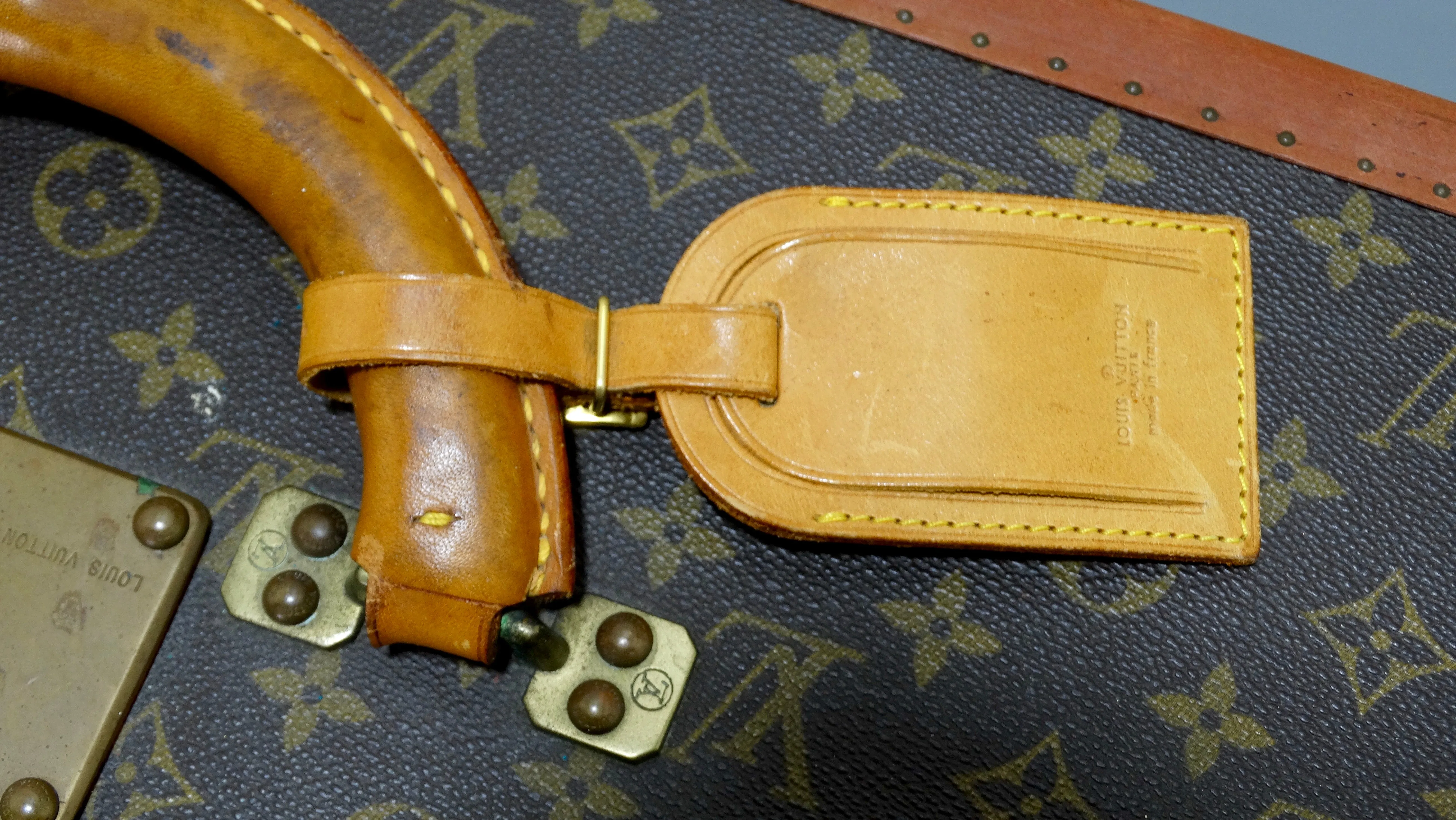 Louis Vuitton 1970's Suitcase in Monogram Canvas