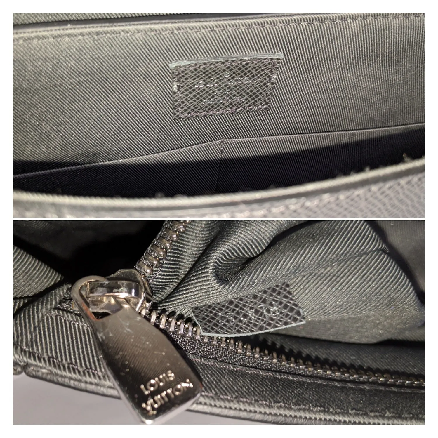 Louis Vuitton Ardoise Taiga Leather Roman MM Messenger Bag