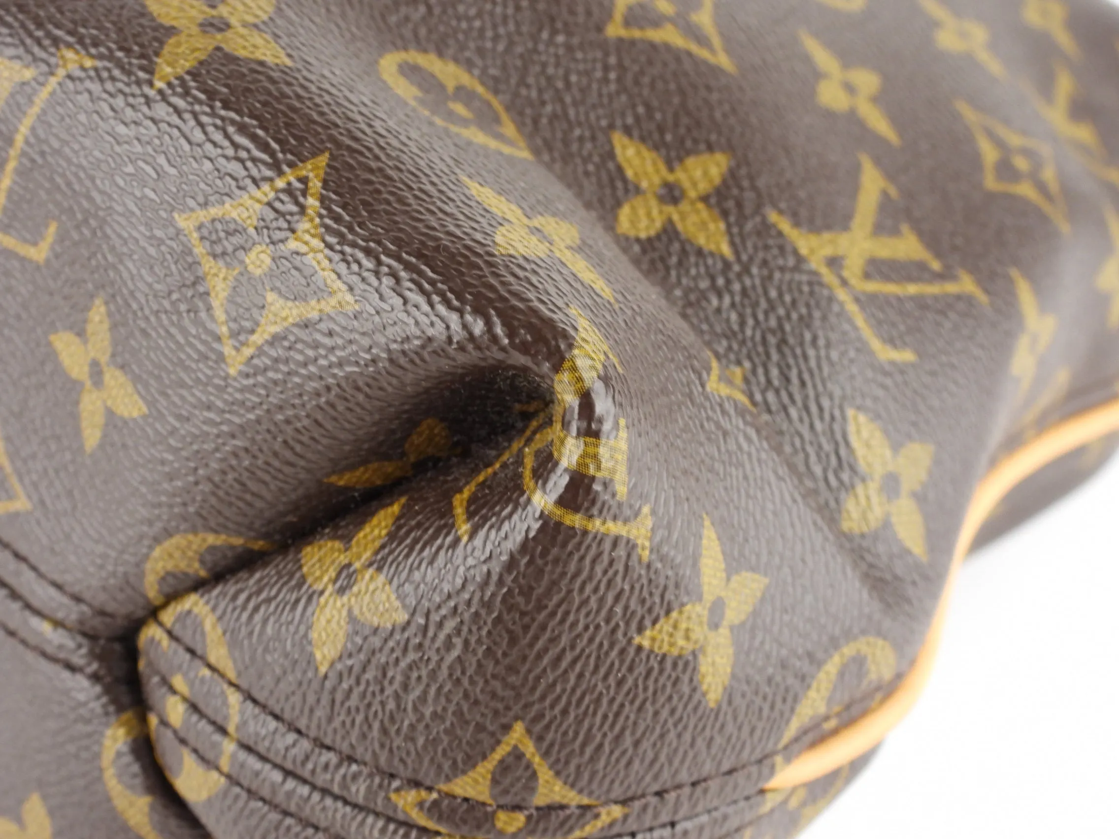 Louis Vuitton Brown Monogram Coated Canvas Sully PM Shoulder Hobo Bag