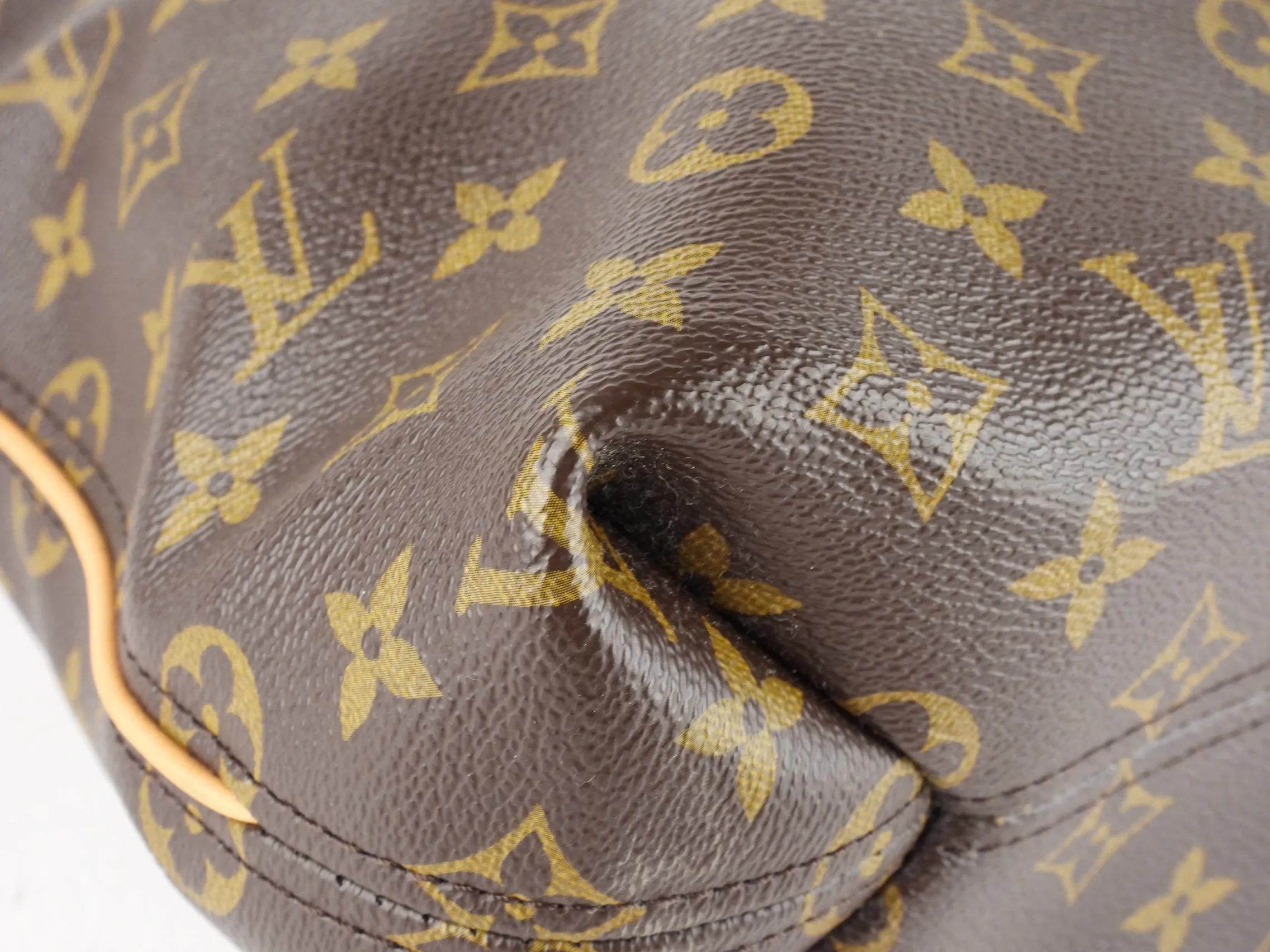 Louis Vuitton Brown Monogram Coated Canvas Sully PM Shoulder Hobo Bag