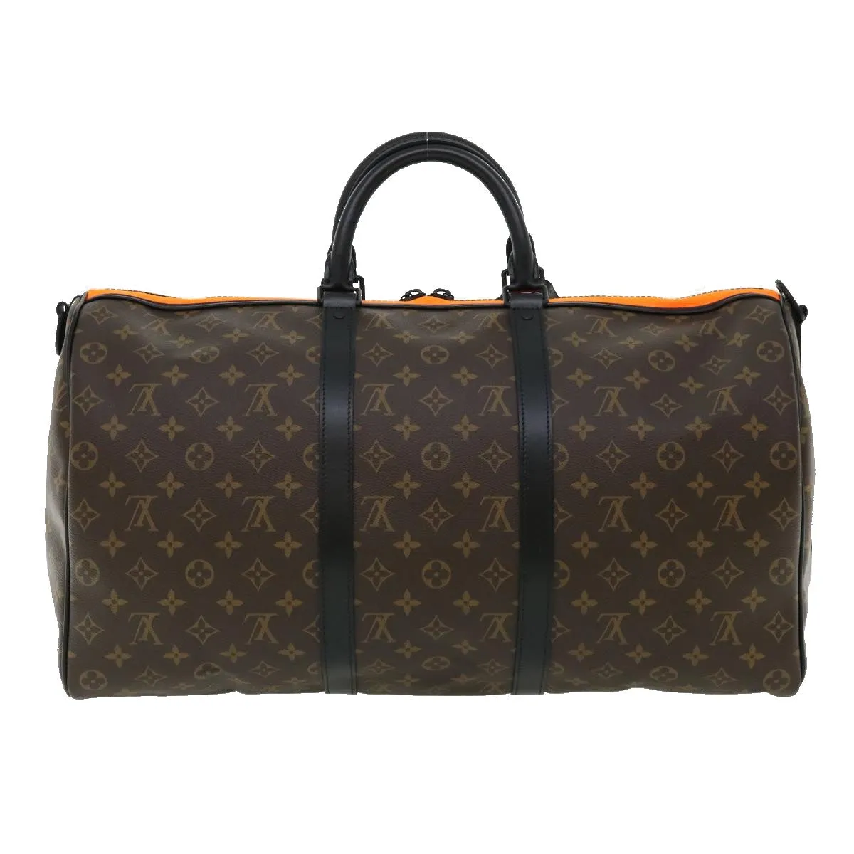 LOUIS VUITTON Cartoon Virgil Keepall Bandouliere50 Boston Bag M45616 Auth 31893A